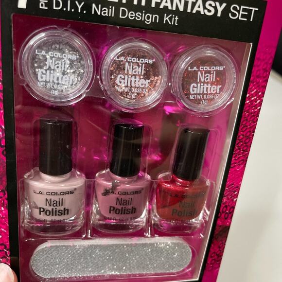 L.A. Colors 7 pieces DIY Nail Design Kit NEW in box LA Colors - Picture 3 of 8
